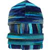 IL BOTTEGONE Accappatoio uomo spugna cinigliato fantasia cotone jacquard morbido con cappuccio -