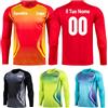 GEF1573ANTU Maglia Portiere Calcio personalizzata Ragazzi Sport Shirt Calcio Portiere Maglia Set Manica Lunga Protezione Attrezzatura Tuta
