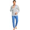 o-day Defonseca Pigiama Uomo Cotone Leggero Lungo Primaverile M-XXL