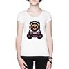 Capzy Ozuna Bianca Donna Maglietta White Women's T-Shirt Tee
