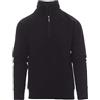 noTrash2003 Half Zip Sweatshirt - Felpa da lavoro compatibile con Payper Miami, per ufficio, lavoro e tempo libero, tessuto elasticizzato a costine su maniche e vita, 300g/mq, 70% cotone, dalla XS