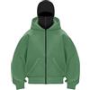 Générique Felpa con cappuccio da ragazzo, balaclava, giacca passamontagna per bambini, con cerniera, autunno e inverno, calda, con cappuccio ninja con maschera facciale antivento, per sport all'aria aperta