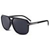 LumiSyne Moda Occhiali Da Sole Polarizzati Uomo Occhiali Da Sole Guida Ultra Leggero Montatura Quadrata Doppio Ponte UV 400 All'Aperto Viaggio Sport Regalo Nero opaco