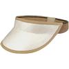 LIERYS Visiera di Spiaggia Panama Donna - Made in Ecuador Arrotolabile Paglia con Visiera, pistagna, pistagna Primavera/Estate Estate - Taglia Unica Beige Scuro