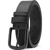 SENDEFN Cintura Uomo, Cinta Uomo Pelle 3.8cm, Cinture da Uomo Affari Moda Casual Jeans Lavoro, Cinta Regali da Uomo con Confezione Regalo