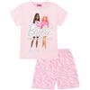 Barbie Pigiama corto rosa da ragazza Unstoppable, rosa, 3-4 Years