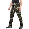LY4U Pantaloni da Lavoro Cargo da Uomo, Pantaloni Casual da Esterno Mimetici in Cotone - Abbigliamento da Trekking da Campeggio con 10 Tasche