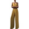 Minetom Jumpsuit da Donna Elegante Pizzo Tinta Unita Playsuit Tuta Cerimonia Cocktail Overall Monopezzi Tutine