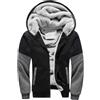Generico Giacca Con Cappuccio Felpe Con Cappuccio E Zip Calda Sweatshirt Manica Lunga Casual Cardigan Classici Comoda Felpa Elegante Da Uomo Cappotto Da Lavoro Hoodie Da Casa Streetwear Autunno E Inverno