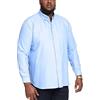 D555 Camicia Oxford a Maniche Lunghe Richard Basic da Uomo, Taglia Plus, in 5 Colori, dalla 2XL alla 6XL, blu cielo, 5XL