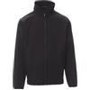 SADISRLS Payper PERTH Giacca Softshell uomo antivento antipioggia 100% poliestere manica raglan chiusura zip 2 tasche esterne (IT, Testo, XXL, Regular, Regular, Nero)