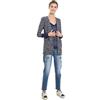 Desigual CARDIGAN DONNA COLORE BLU SWEAT_ILIANA -18WWSK21 (XXL, BLU)
