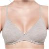 Infiore Reggiseno Triangolo Sfoderato in Cotone Elasticizzato Art. 853 (IT 2 F 85 EU 70 USA 32, Grigio Melange)
