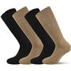 Leedya 4 Calze Uomo in Cashmere, Calde e Confortevoli, Invernali, Lana, Made In Italy Morbide