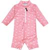 weVSwe Costume da Bagno per Bambini UPF 50+ Rash Guard a Maniche Lunghe con Cerniera sul Cavallo