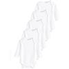 NEXT Unisex Bambino Confezione da 5 body per neonati a maniche lunghe a coste Bianco 18 Mesi-24 Mesi