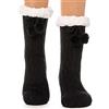 EBMORE Calzini Morbidi per Donne, Calzini Termici Antiscivolo, Calzini da Montagna Rassicuranti, Regalo Invernale, Calzini di Natale Peluche