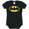 Logoshirt® DC Comics - Batman Logo I Body Neonato e Neonata I nero I Design originale concesso su licenza I Taglia 98-140