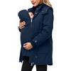 Generisch Giubbotto premaman per donne incinte, cappotto invernale, giacche da neonato per mamme, Blu marino, S