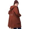 33,000ft Cappotto invernale da donna, lungo, caldo, parka, giacca funzionale ispessita, con cappuccio, giacca per le mezze stagioni