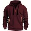 MEDUOLA Uomo Felpa con Cappuccio Felpa con Zip Ragazzi e Uomini Felpa con Zip Tasca Multifunzionale Felpa con Cappuccio Jogging Pullover