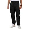 TMEOG Pantaloni Cargo da Uomo Elasticizzati in Vita Multitasche con Elastico alla Caviglia Adatto per Jogging Fitness e Viaggi
