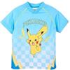 Pokémon T-Shirt Ragazzo 10-16 Anni 100% Cotone Stampa Fronte Retro | Maglietta Ufficiale Pikachu & Personaggi - Idea Regalo Gamer [10113 Azzurro - 8 Anni]