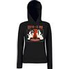 Bughyprint Felpa con Cappuccio Donna Renato Zero A Zero, S