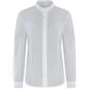GIBLOR'S - Camicia Venus da Donna per Hotel, Pub, Convegno, Enoteca, Bar, Cameriere in Poliestere, Collo Coreano, disponibile in diverse taglie e colori (Bianco S)