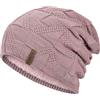 HAMUNI Berretto da donna, traspirante, lavorato a maglia, da uomo, con morbido rivestimento interno in pile, unisex, classico, da uomo, per autunno e primavera