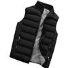 Angel ZYJ Smanicato Antivento, Lavoro Giubbino Smanicato Gilet Imbottito Uomo Elegante Autunnali Invernali Giacche (Nero,4XL)
