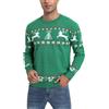 Enjyam Maglione Donna Natalizio Collo Rotondo Maglione per Natale Pullover Invernale