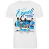 Bughyprint Tshirt Maglia Maglietta Uomo Napoli Campioni d'Italia 2025 Campione Squadra Cuore 4 Tifosi Tifoso Logo Scudetto Partenopei Trionfo Partita Gara Napoletani Napoletano