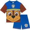 Paw Patrol Chase o Marshall Pigiama a Maniche Corte per Bambini - 100% Cotone