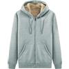 VPQILH Felpa in Pile Uomo Vendita, Uomo Felpa con Cappuccio Maglia Manica Lunga Hoodie Invernale Pesante Caldo Pullover Zip Intera Cardigan Sweatshirt con Tasche Frontali e Coulisse Giacca Cappotto