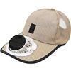 dididudi Cappello con ventaglio di raffreddamento, cappello da sole ricaricabile solare, berretto da baseball traspirante con ventilatore USB a 3 velocità, doppio cappello da pesca solare e USB, cappello