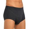 Kefrell Slip Erniario Contenitivo Uomo con 2 Cuscinetti Rimovibili Inclusi - Mutanda per Ernia Inguinale Supporto Pre Post-Operatorio in Tessuto Elastico Traspirante (IT, Testo, XS, S, Regular, Regular)