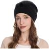 ZLYC Berretto da Donna a Doppio Strato con Motivo Floreale con Teschio | Blocca il calore per il calore, decorazioni floreali delicate, foto di viaggio, shopping quotidiano incontri abbigliamento