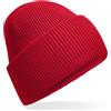 Hatstar Caldo berretto da donna | berretto invernale da uomo a maglia grossa | berretto di lana | unisex per uomo e donna | morbido e spesso, Colore: rosso, Taglia unica