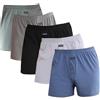 Merking Boxer Uomo Cotone Biologico 100% Fantasia Tessuto Mutande a Pantaloncino Intimo Comodi Leggeri e Traspiranti Confezione da 3/4/5