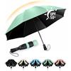 Chakipee Ombrello Pieghevole Pioggia Antivento UV da Viaggio - Ombrelli inverso Portatile per donna Automatico Apri Chiudi, Rivestimento in 210T Apertura 106 cm 8 Stecche
