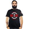 Feudalesimo e Libertà A.C./D.C. - avanti Cristo // Dopo Cristo - T-Shirt Uomo - Rock - Storia - AC DC - Maglietta a Manica Corta 100% Cotone Organico