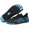 saVgu Lorax Pro Scarpe a piedi nudi da donna, Lorax Pro - Scarpe a piedi nudi sane e antiscivolo unisex, Scarpe da trekking a piedi nudi (Color : Black Blue, Size : US-7.5)