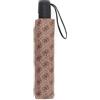 GUESS ombrello Regular Umbrella Coffee Logo marrone
