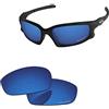 PapaViva Lenti di ricambio per Oakley Split Jacket OO9099, Acqua profonda - Polarizzato, Taglia unica