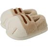 SHINROAD Calde e soffici scarpe da casa accoglienti pantofole a forma di artiglio di gatto, 1 paio di pantofole invernali in peluche con zampa di cartone animato design antiscivolo solette, cachi, 50