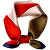 LumiSyne Sciarpe Di Seta Donna Foulard Quadrato Motivo a Righe Geometriche Cuciture Colorate Raso Foulard Piccolo Multifunzionali Fazzoletto Da Collo Fascia Per Capelli Paisley Bandane Copricapo