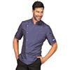 Isacco Giacca Cuoco Belfast Slim Super Dry Mezza Manica Blu/Nero