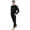 Australian Pigiama Lungo Uomo in Caldo Cotone in Vari Modelli E Taglie dalla M alla 2XL, Pigiama Maschile (M (46), AI751-Nero)
