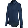 Tapata Camicetta da Donna con Bottoni, Pezzo Unico, Maniche Lunghe, Camicia da Lavoro Solida per L'Ufficio, Top Casual